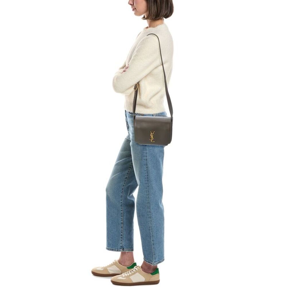 Saint Laurent Niki Leather Crossbody, Green - Picture 4 of 5